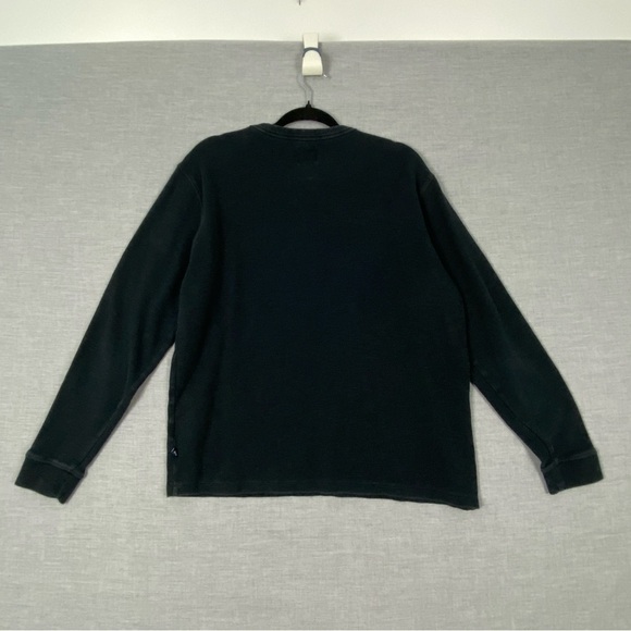 GAP Long Sleeve Tee Faded Black Cotton Sz Large - Picture 2 of 8